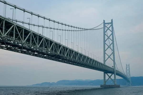 Puente Akashi Kaikyo Kobe Japón — Foto de Stock