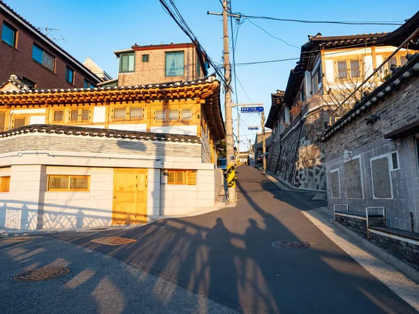 Bukchon Hanok村是韩国首尔的一个传统村庄 — 图库照片