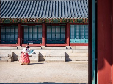 Gyeongbokgung Sarayı Seul, Kore.