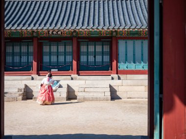 Gyeongbokgung Sarayı Seul, Kore.