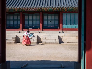 Gyeongbokgung Sarayı Seul, Kore.