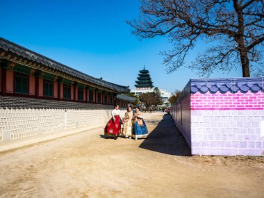 Gyeongbokgung Sarayı Seul, Kore.