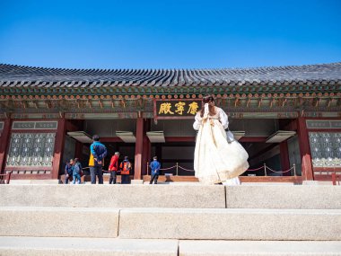 Gyeongbokgung Sarayı Seul, Kore.