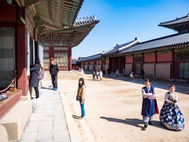 Gyeongbokgung Sarayı Seul, Kore.