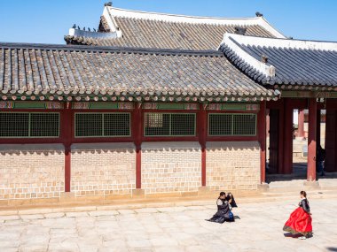 Gyeongbokgung Sarayı Seul, Kore.