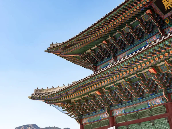 Gyeongbokgung Palace Seul Coréia — Fotografia de Stock