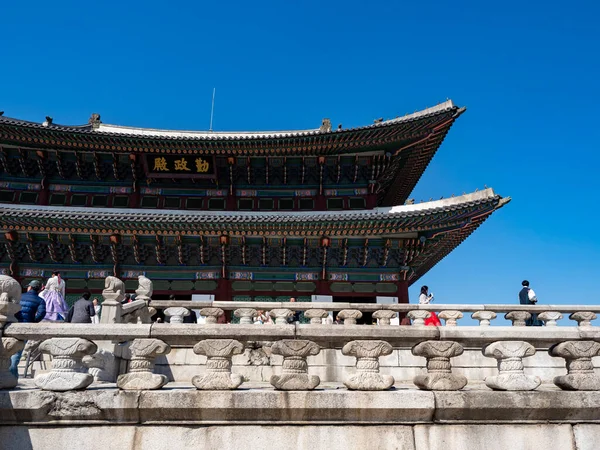 Gyeongbokgung Palace Seul Coréia — Fotografia de Stock