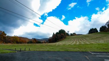 zao-sarukura landscape in Japan