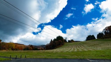 zao-sarukura landscape in Japan