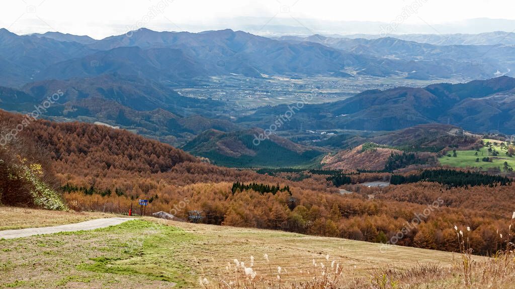 zao-sarukura landscape in Japan