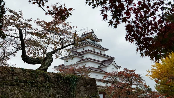 Castillo Aizuwakamatsu Japón —  Fotos de Stock