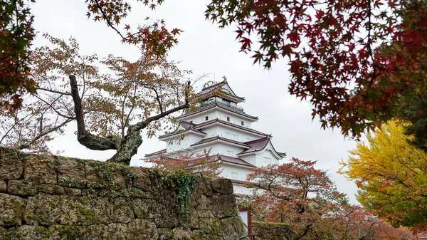 Château Aizuwakamatsu Japon — Photo