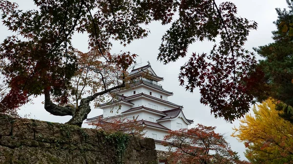 Château Aizuwakamatsu Japon — Photo