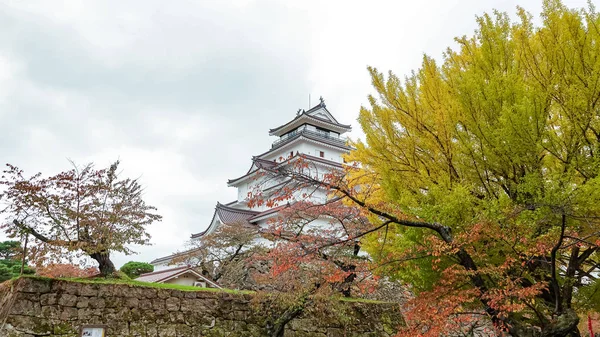 Castillo Aizuwakamatsu Japón — Foto de Stock