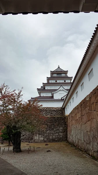 Castello Aizuwakamatsu Giappone — Foto Stock