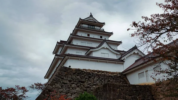 Castello Aizuwakamatsu Giappone — Foto Stock