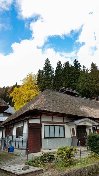 Rua Ouchijuku Fukushima Japão — Fotografia de Stock