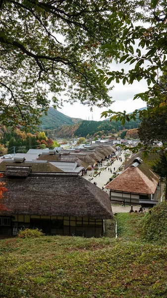 Calle Ouchijuku Fukushima Japón —  Fotos de Stock