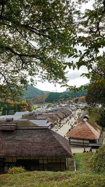 Rua Ouchijuku Fukushima Japão — Fotografia de Stock