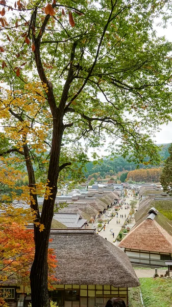 Ulice Ouchijuku Fukušimě Japonsko — Stock fotografie