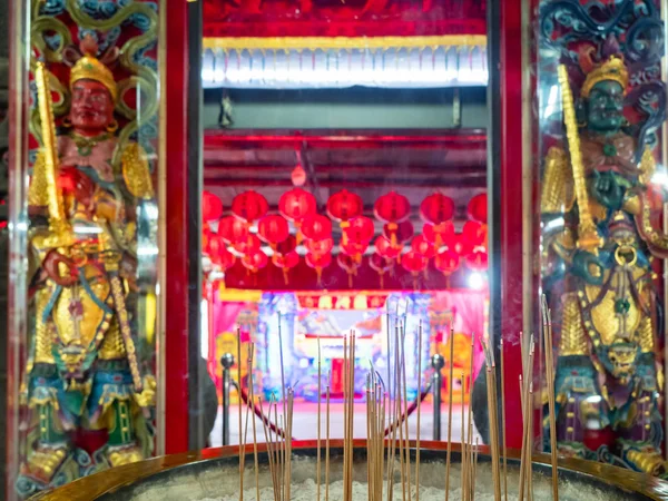 Incienso Ardiente Templo Chino — Foto de Stock