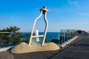  Kore, Busan 'daki Haeundae plaj cephesi..