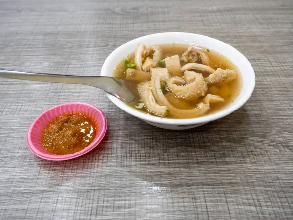 Beef Tripe Soup Table — Stock Photo, Image