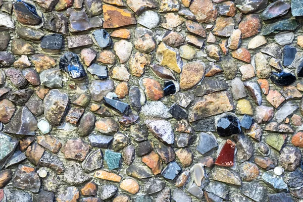 Parede Pedra Velha Fundo Parede Tijolo Com Alvenaria Antiga Moldura — Fotografia de Stock