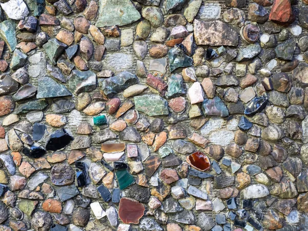 Parede Pedra Velha Fundo Parede Tijolo Com Alvenaria Antiga Moldura — Fotografia de Stock