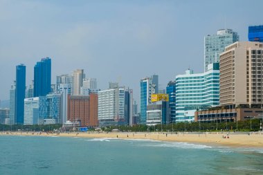 Kore, Busan 'daki Haeundae plaj cephesi..