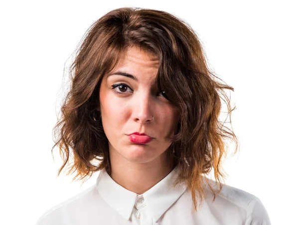 Pretty brunette spanish girl — Stock Photo, Image