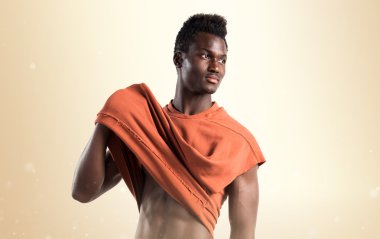 poz yakışıklı zenci