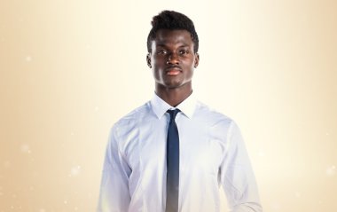 Yakışıklı iş siyah adamı