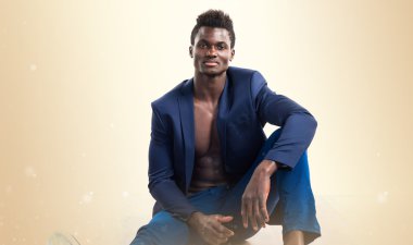 poz yakışıklı zenci