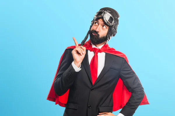 Brunette spanic man with beard — Stock Photo, Image