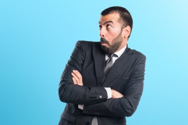 Önemsiz bir jest yapma işadamı