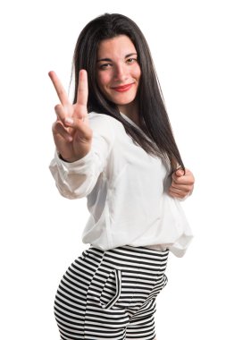 Esmer genç kız Studio