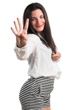 Esmer genç kız Studio