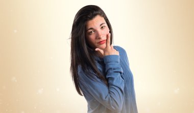 Esmer genç kız Studio