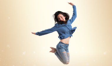 Esmer genç kız Studio