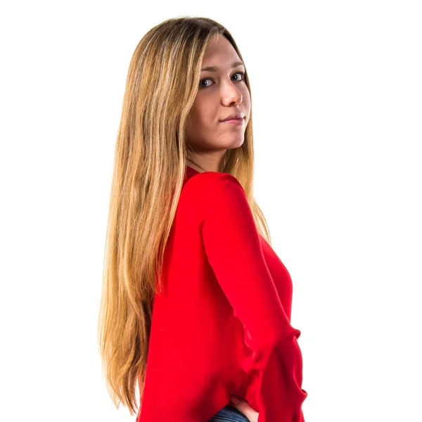 Young girl in studio — Stock Photo, Image