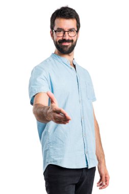 Yakışıklı adam bir anlaşma yapma