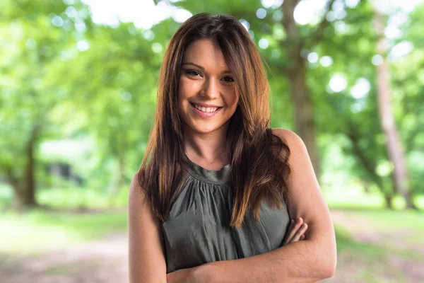 Pretty girl posing in studio