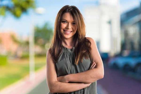 Pretty girl posing in studio — Stock Photo, Image