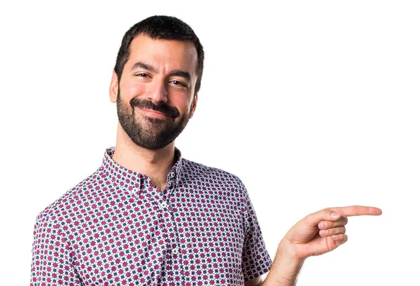 Yakışıklı adam lateral için işaret