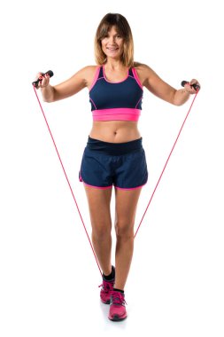 İp atlama spor kadın