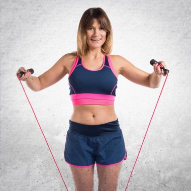 İp atlama spor kadın