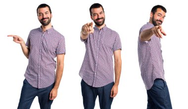 Yakışıklı adam lateral için işaret