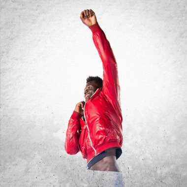 Studio poz yakışıklı zenci