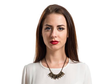 Stüdyo genç ve güzel kız